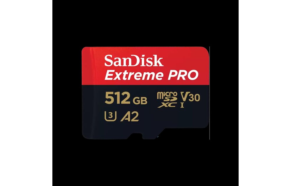 SanDisk 512GB Extreme Pro UHS-I SDXC (V30) MicroSD Memory Card