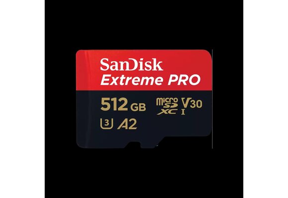 SanDisk 512GB Extreme Pro UHS-I SDXC  (V30) MicroSD Memory Card