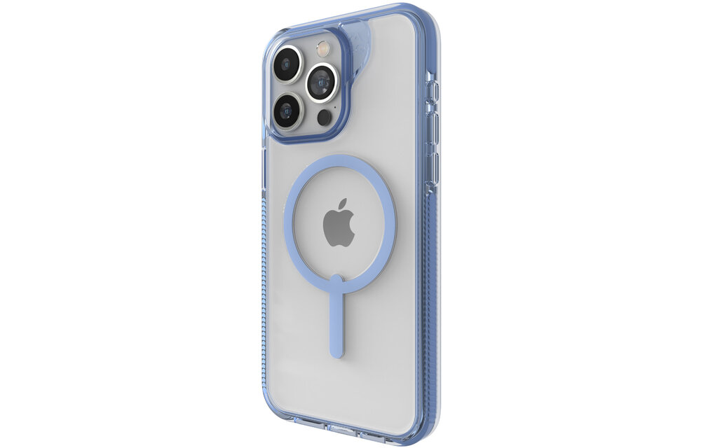Zagg Santa Cruz Snap Case with Magsafe for iPhone 15 Pro Max Clear/Blue