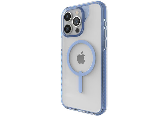 Zagg Santa Cruz Snap Case with Magsafe for iPhone 15 Pro Max Clear/Blue