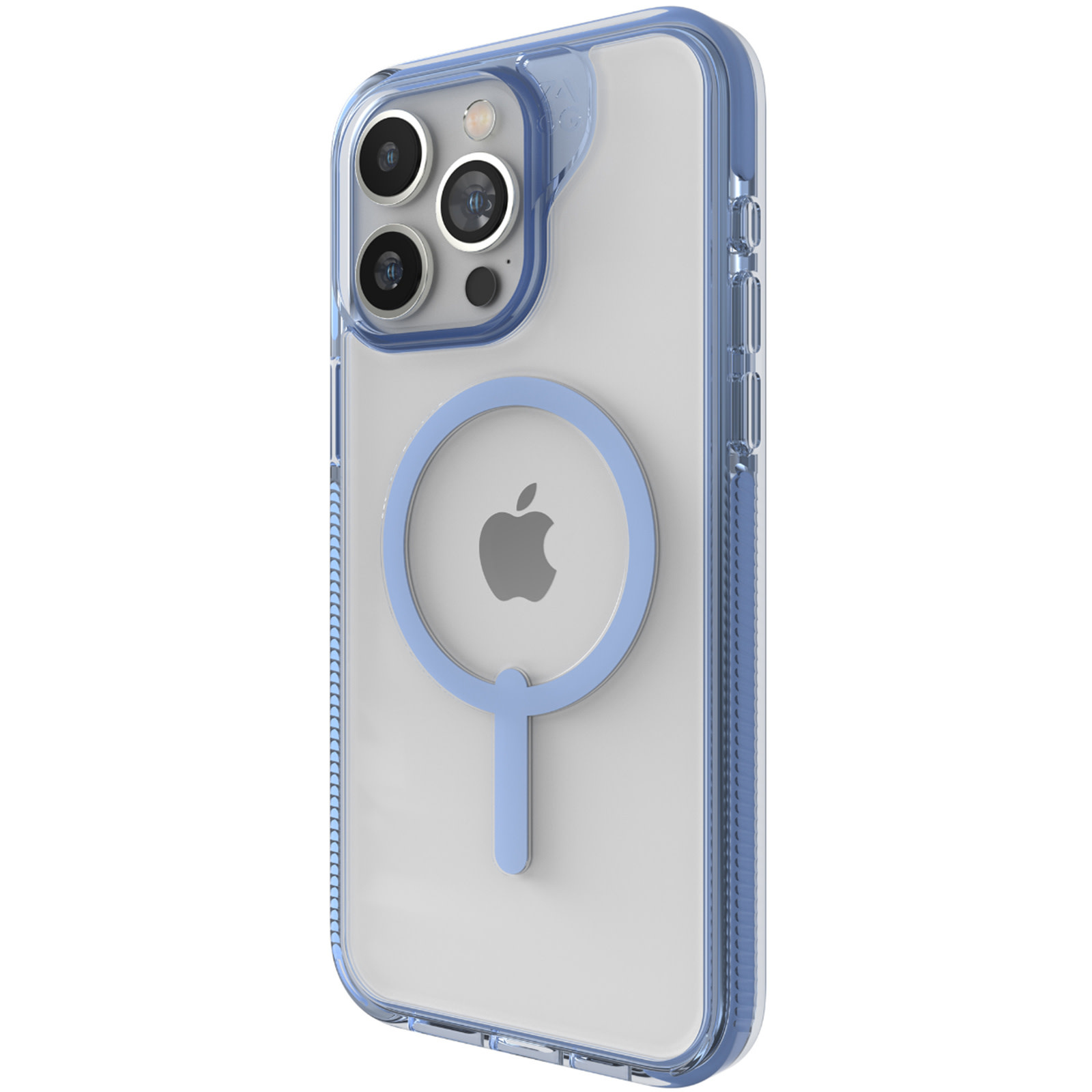 Zagg Santa Cruz Snap Case with Magsafe for iPhone 15 Pro Max Clear/Blue
