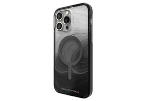 Zagg Milan Snap Case with Magsafe for iPhone 14 Pro Max Black Swirl WSL