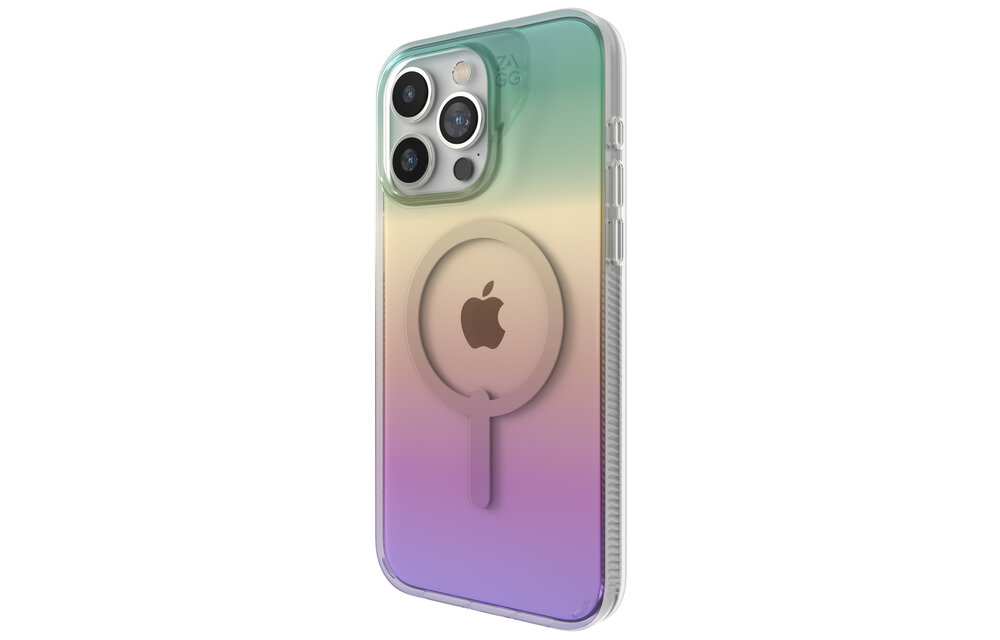Zagg Milan Snap Case with Magsafe for iPhone 15 Pro Max Iridescent