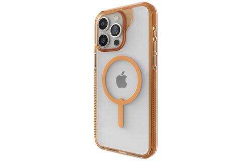 Zagg Santa Cruz Snap Case with Magsafe for iPhone 15 Pro Max Clear/Orange