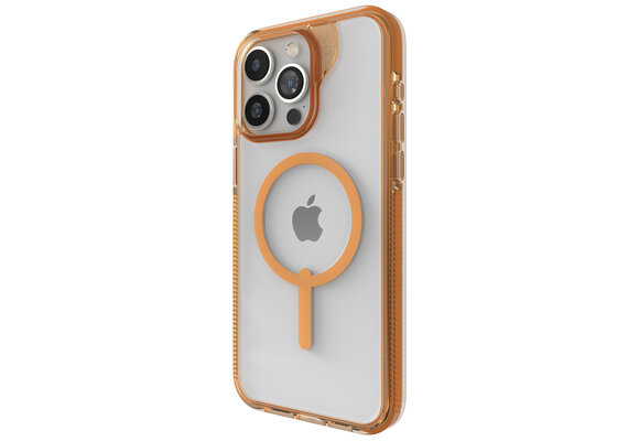 Zagg Santa Cruz Snap Case with Magsafe for iPhone 15 Pro Max Clear/Orange