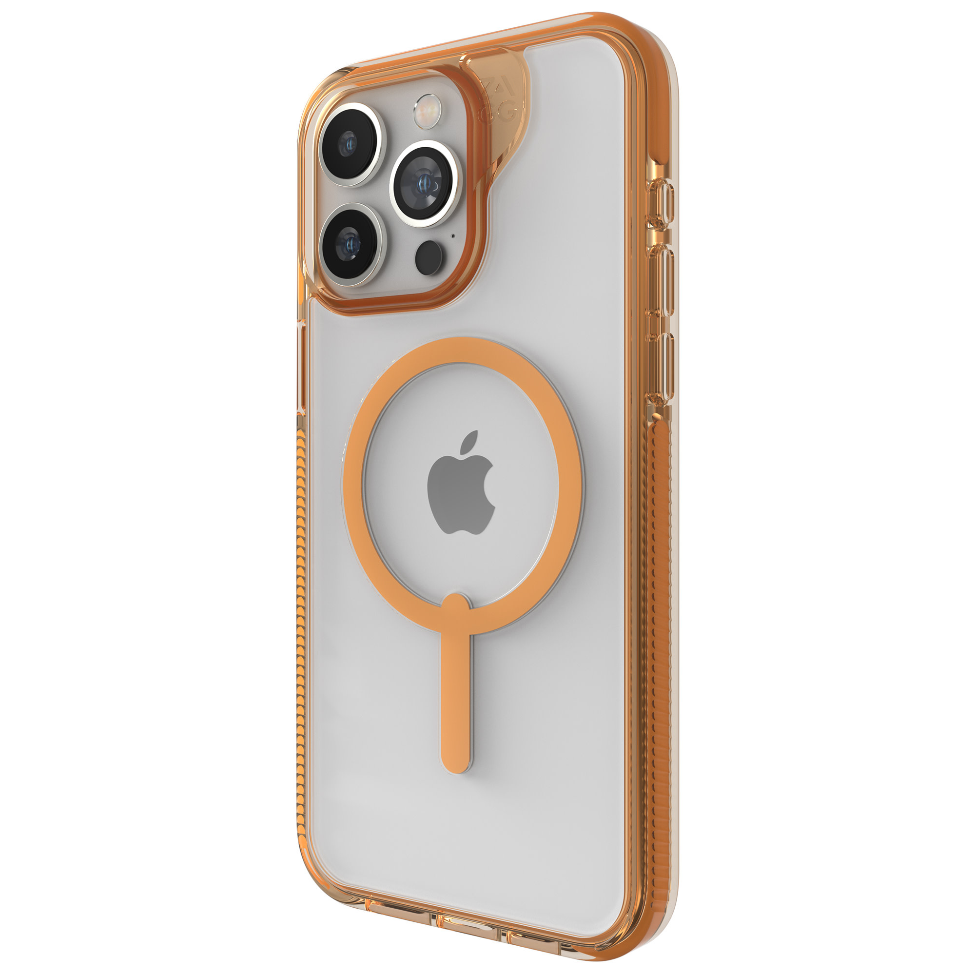 Zagg Santa Cruz Snap Case with Magsafe for iPhone 15 Pro Max Clear/Orange
