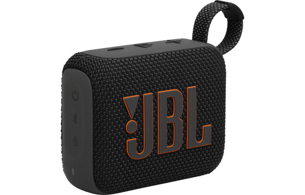 JBL GO4 Waterproof Bluetooth Speaker Black