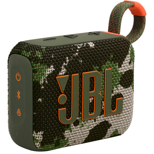 JBL GO4 Waterproof Bluetooth Speaker Squad Camo