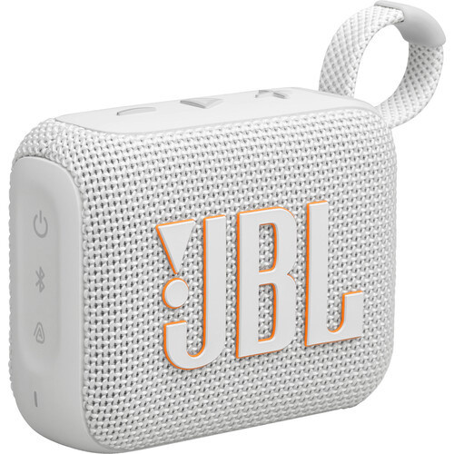 JBL GO4 Waterproof Bluetooth Speaker Squad White