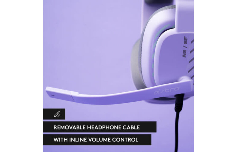 Logitech ASTRO Gaming A10 Gen 2 Wired Gaming Headset (Windows and Mac) - Lilac