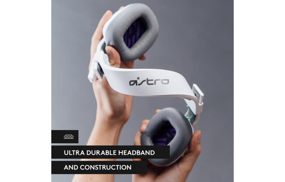 Logitech ASTRO Gaming A10 Gen 2 Wired Gaming Headset (Windows and Mac) - White