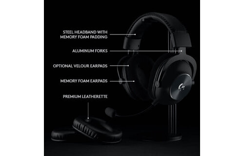 Logitech Pro X Wireless Gaming Headset (PS5/PS4/PC with USB port)- Black WSL