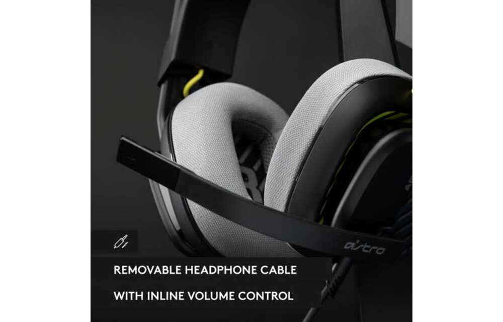 Logitech ASTRO Gaming A10 Gen 2 Wired Gaming Headset (Windows and Mac) - Black