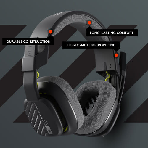 Logitech ASTRO Gaming A10 Gen 2 Wired Gaming Headset (PC/Mac/PS5/XBox Series X/S/Switch/Mobile) - Black