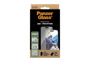 PanzerGlass® Screen Protector for iPhone 16 Pro Max Classic Fit w. Aligner