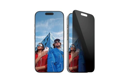 PanzerGlass® Privacy Screen Protector for iPhone 16 Pro Ultra Wide Fit w. Aligner