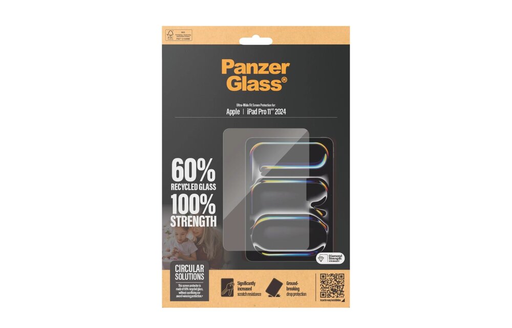 PanzerGlass® Screen Protector for iPad Pro 11 M4 Ultra Wide Fit w. Aligner