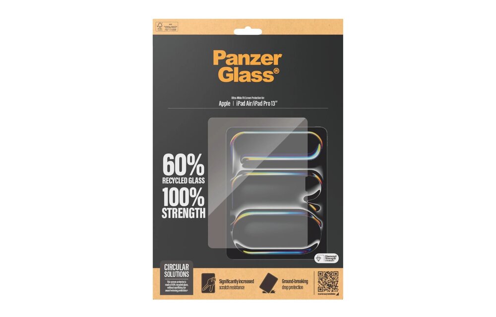 PanzerGlass® Screen Protector for iPad Pro 13"M4/Air13 M3/M2 Ultra Wide Fit w. Aligner
