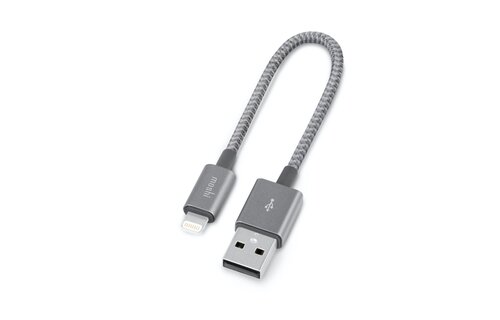 Moshi Integra™ Lightning to USB-A cable 0.8ft (0.25m) Titanium Gray