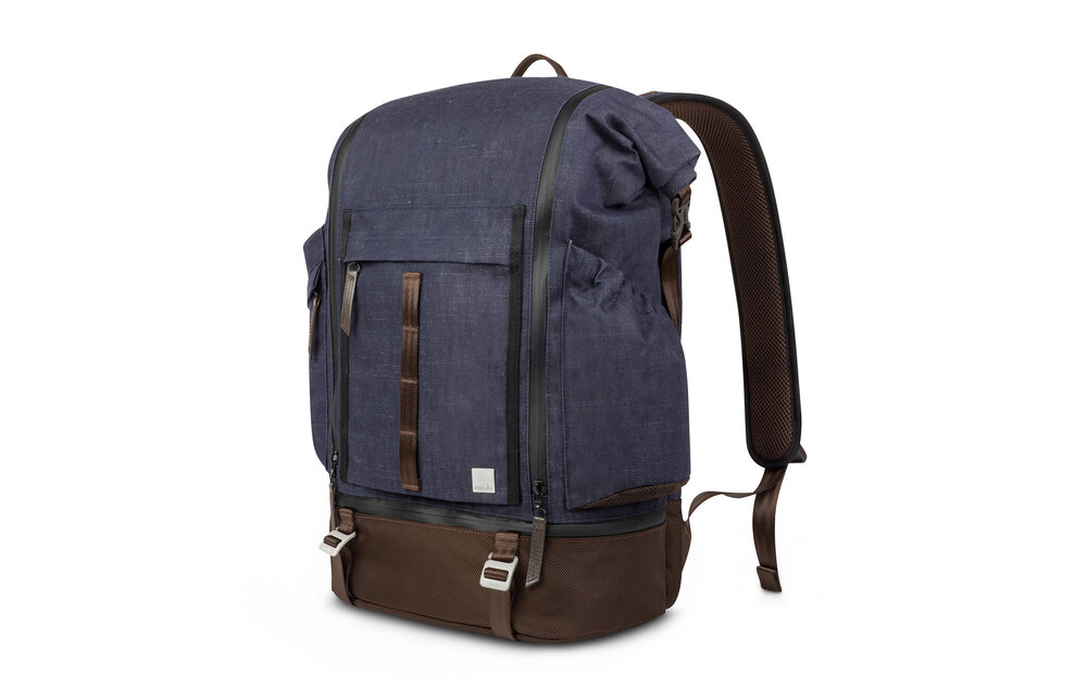 Moshi Captus Rolltop Backpack Denim Blue 45L 16" laptop