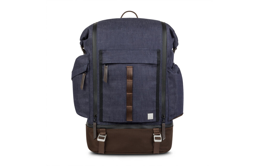 Moshi Captus Rolltop Backpack Denim Blue 45L 16" laptop