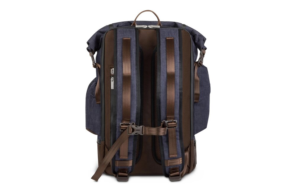 Moshi Captus Rolltop Backpack Denim Blue 45L 16" laptop