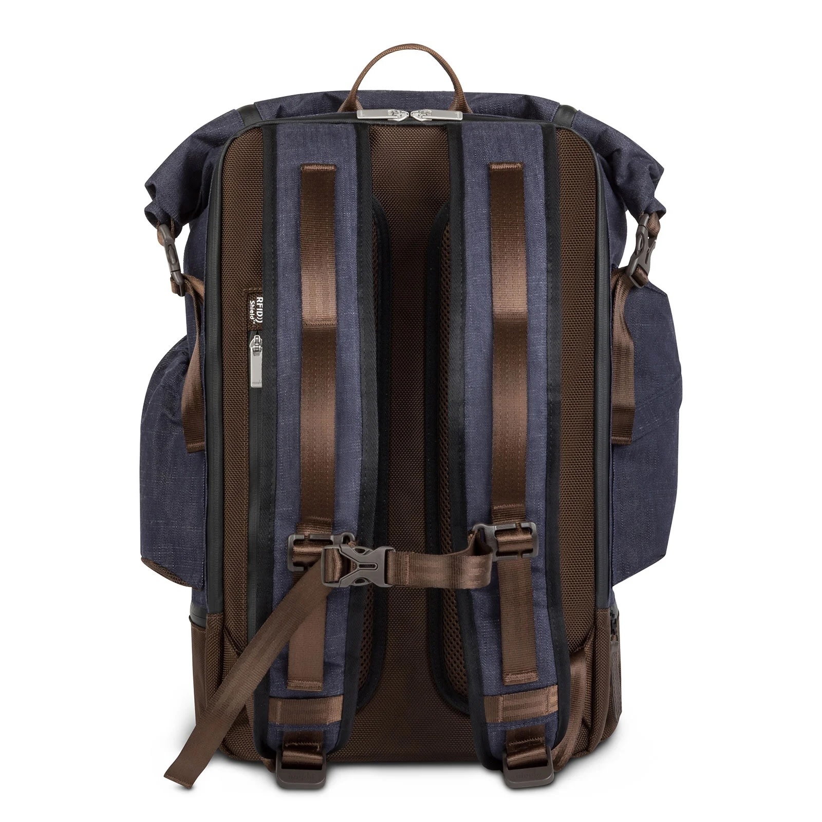 Moshi Captus Rolltop Backpack Denim Blue 45L 16" laptop