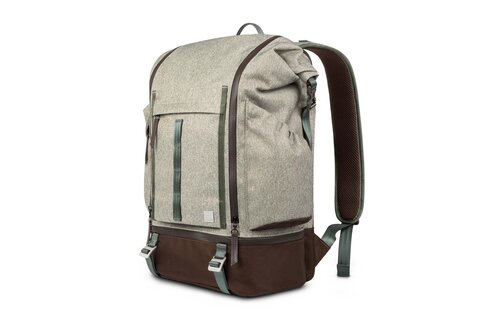 Moshi Captus Rolltop Backpack Sandstone Beige 45L 15" laptop