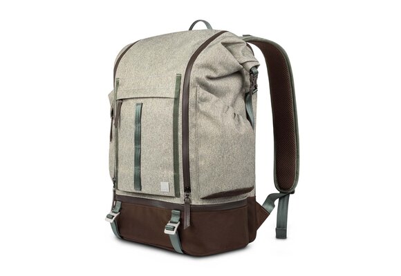 Moshi Captus Rolltop Backpack Sandstone Beige 45L 15" laptop