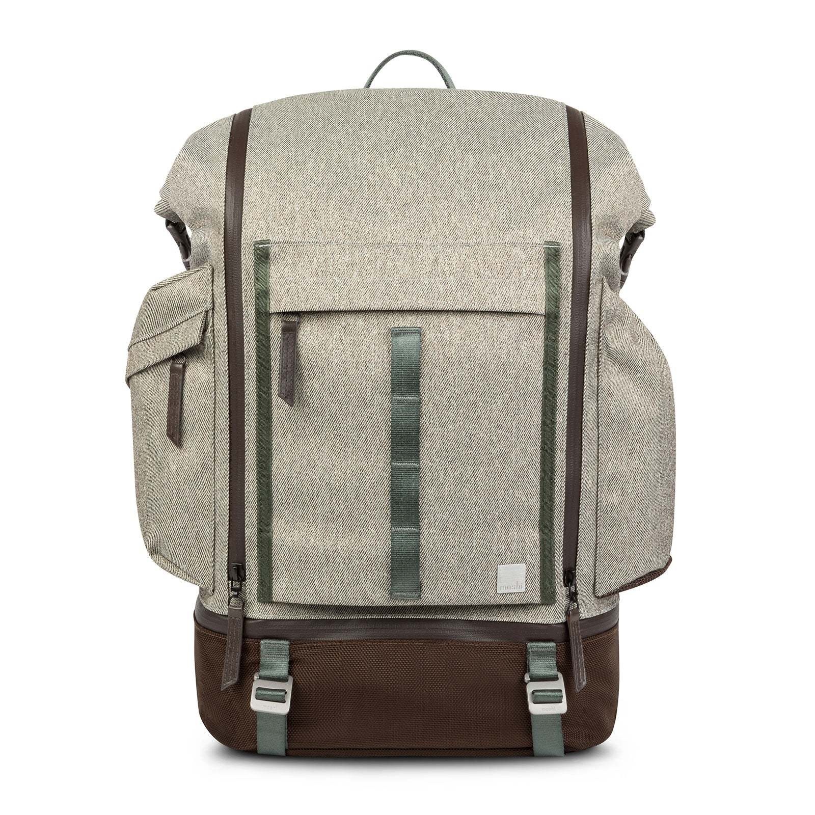 Moshi Captus Rolltop Backpack Sandstone Beige 45L 15" laptop
