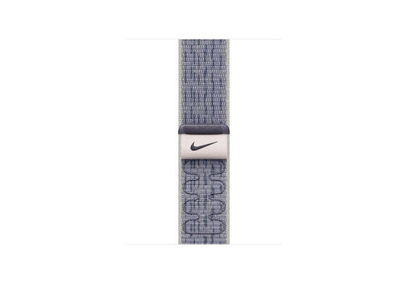 Apple Watch Band - 38/40/41/42mm (series 10 only) Gray/Blue Nike Sport Loop (Fits 130-190mm wrists)