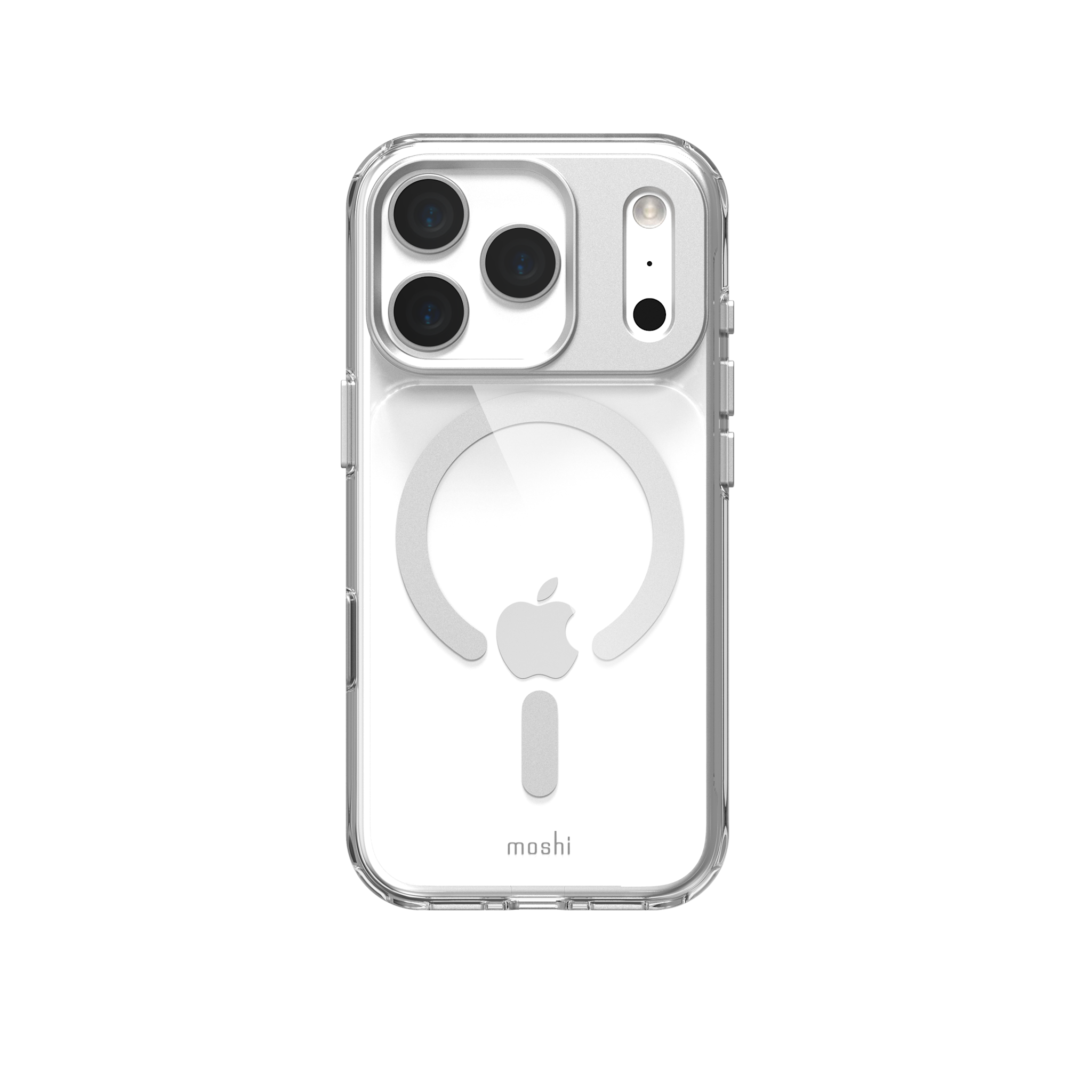 Moshi iGlaze Case with Magsafe for iPhone 17 Pro  - Luna Silver