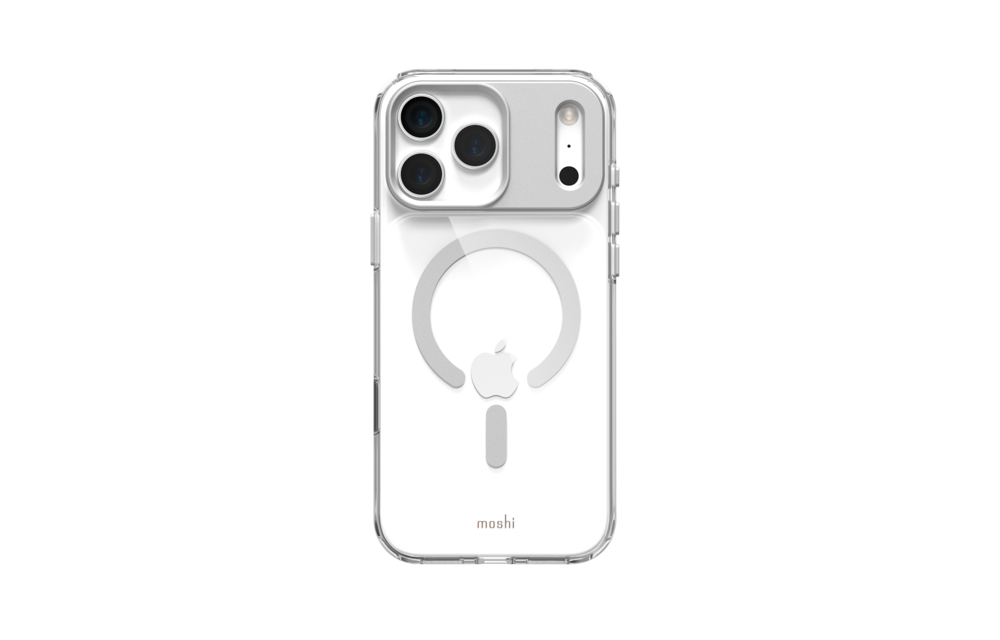 Moshi iGlaze Case with Magsafe for iPhone 17 Pro  Max - Luna Silver