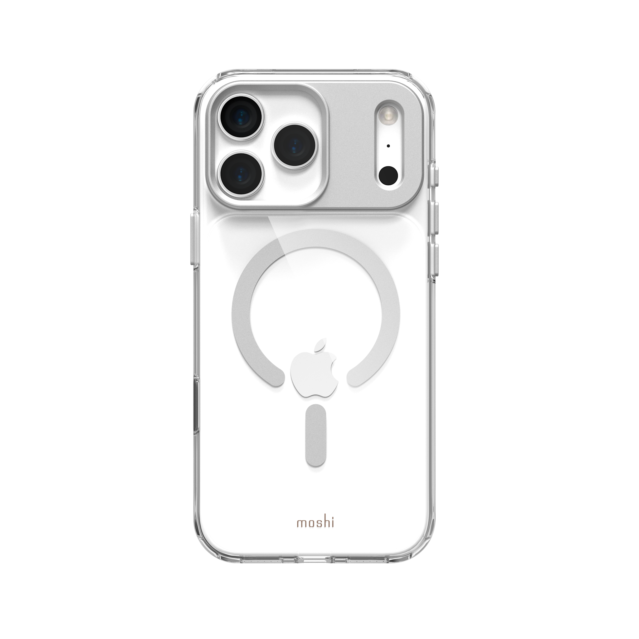 Moshi iGlaze Case with Magsafe for iPhone 17 Pro  Max - Luna Silver