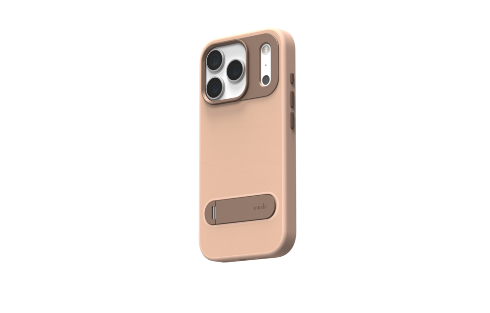 Moshi Kameleon Kickstand Magsafe Case for iPhone 17 Pro Milktea Brown