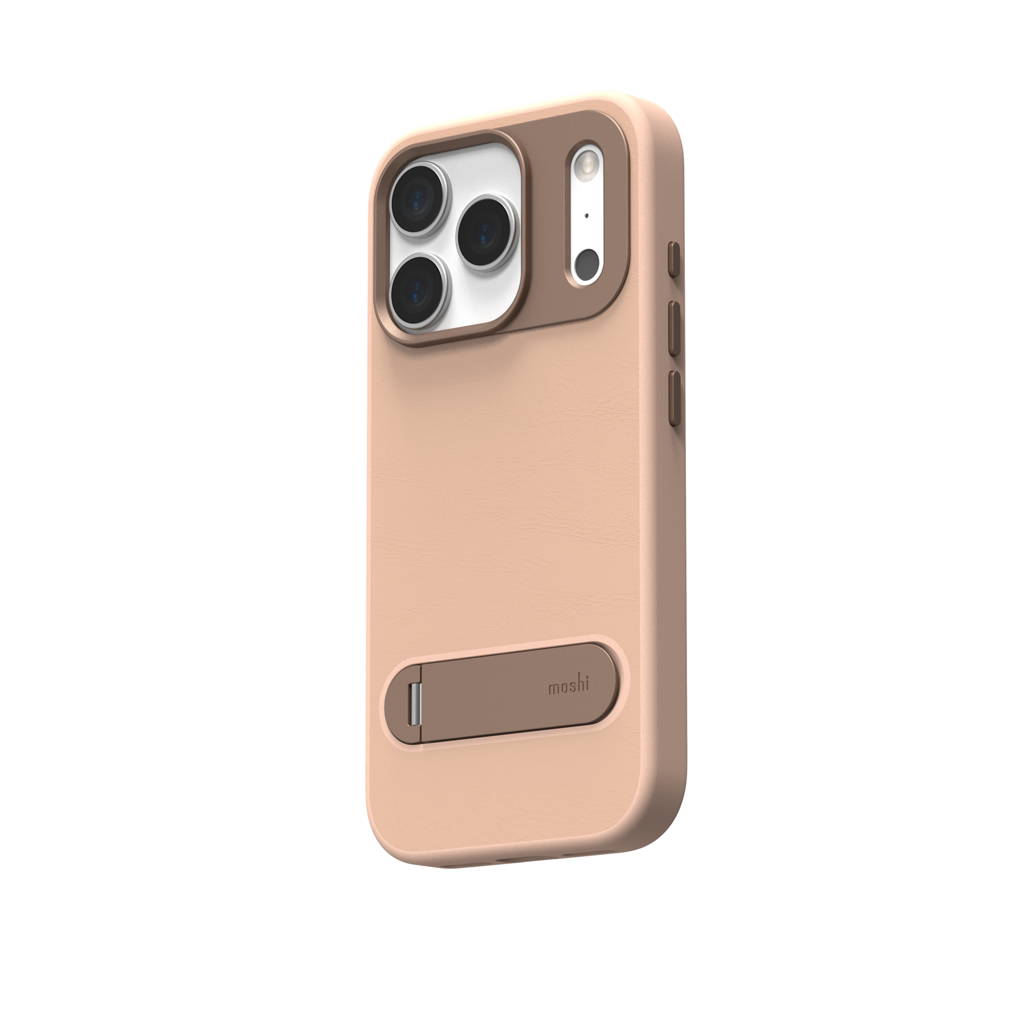 Moshi Kameleon Kickstand Magsafe Case for iPhone 17 Pro Milktea Brown