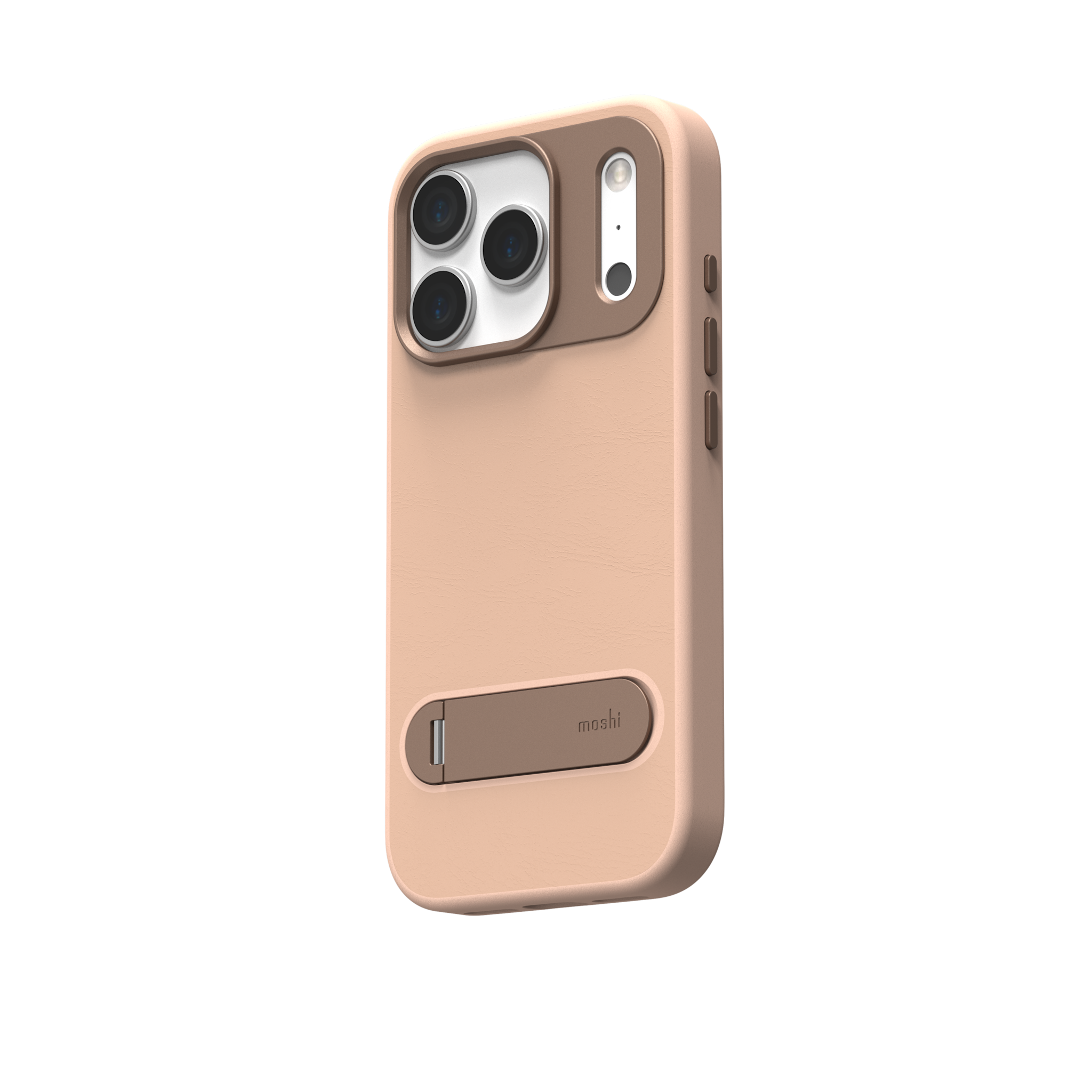 Moshi Kameleon Kickstand Magsafe Case for iPhone 17 Pro Milktea Brown