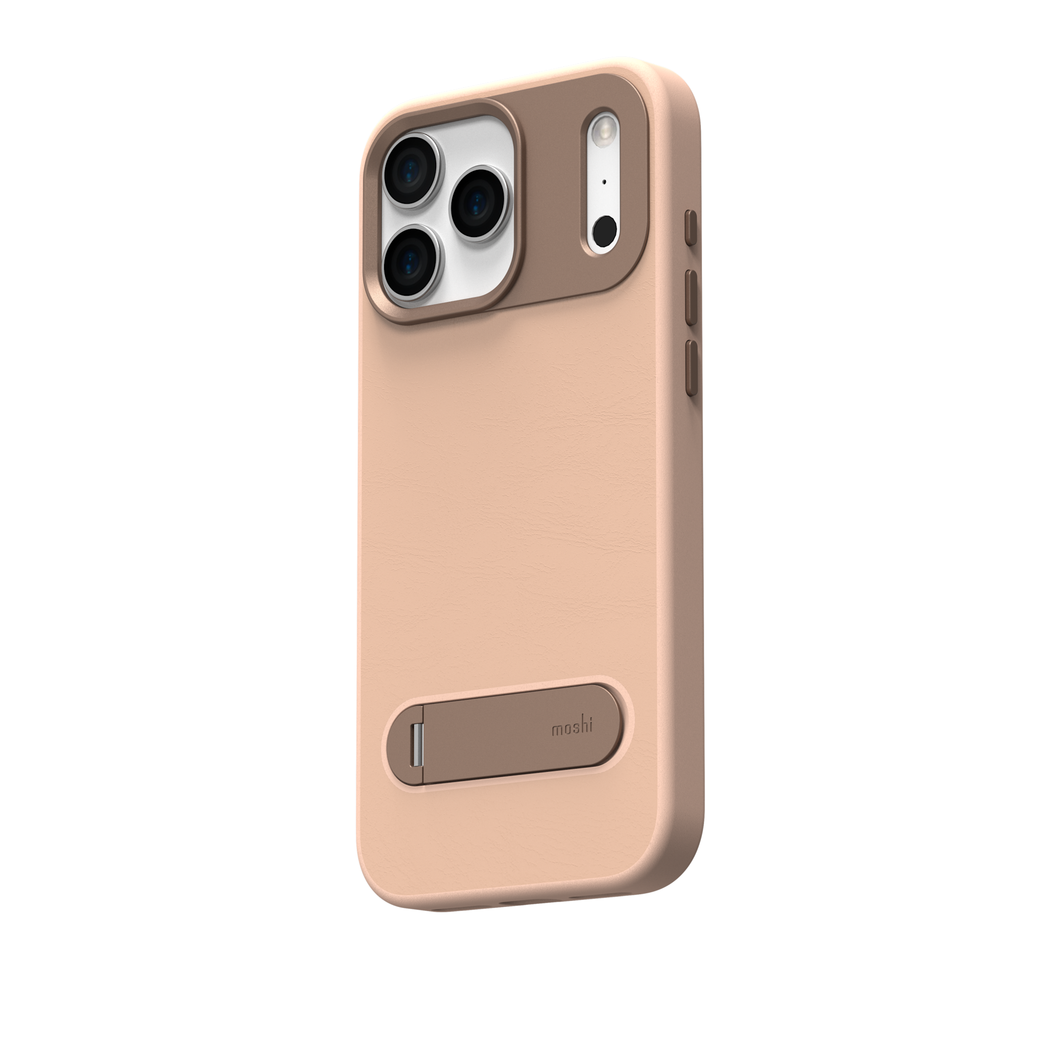 Moshi Kameleon Kickstand Magsafe Case for iPhone 17 Pro Max Milktea Brown