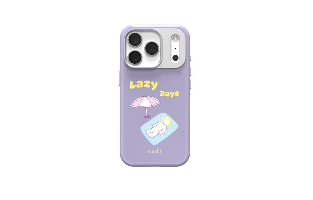 Moshi LumaTime UV-Activated  Color Case  for iPhone 17 Pro - Lazy Lilac