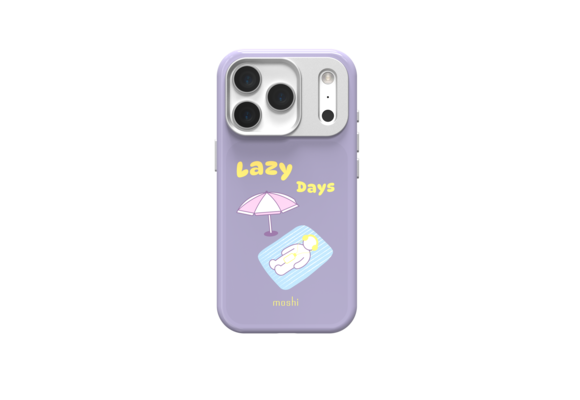 Moshi LumaTime UV-Activated  Color Case  for iPhone 17 Pro - Lazy Lilac