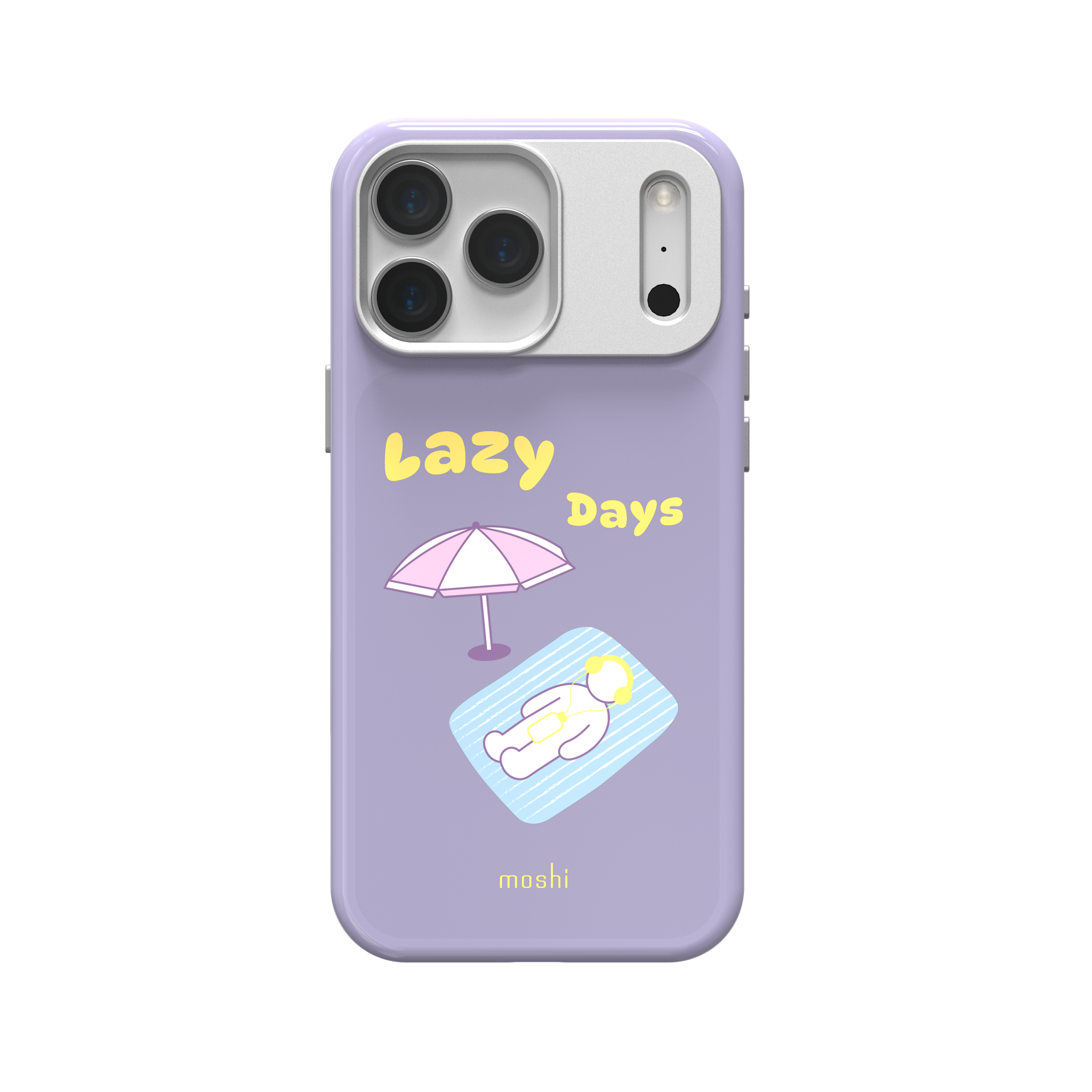 Moshi LumaTime UV-Activated  Color Case  for iPhone 17 Pro Max - Lazy Lilac