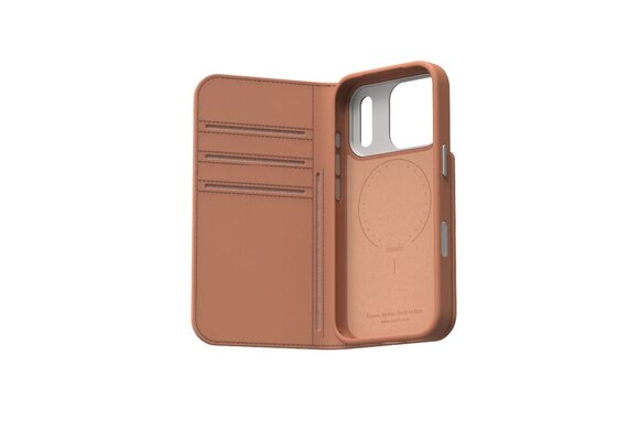 Moshi Overture Case /W DETACHABLE MAGNETIC WALLET for iPhone 17  Pro - Misty Coral
