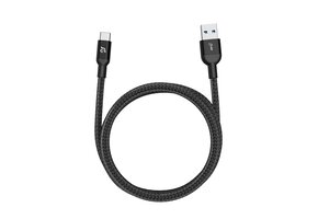 Adam Elements CASA M100+ USB-C to USB-A Cable 1m Black