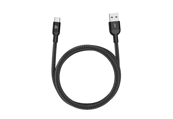 Adam Elements CASA M100+ USB-C to USB-A Cable 1m Black