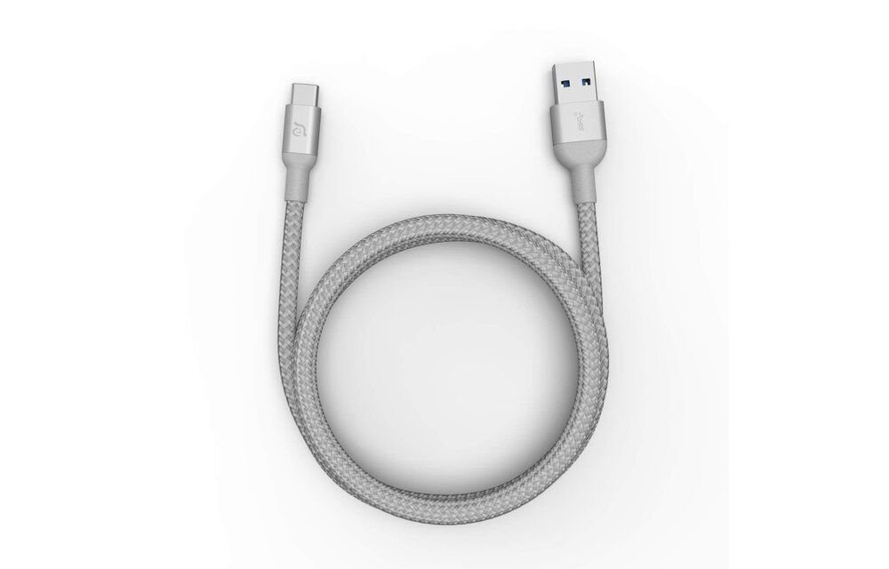 Adam Elements CASA M100+ USB-C to USB-A Cable 1m Silver