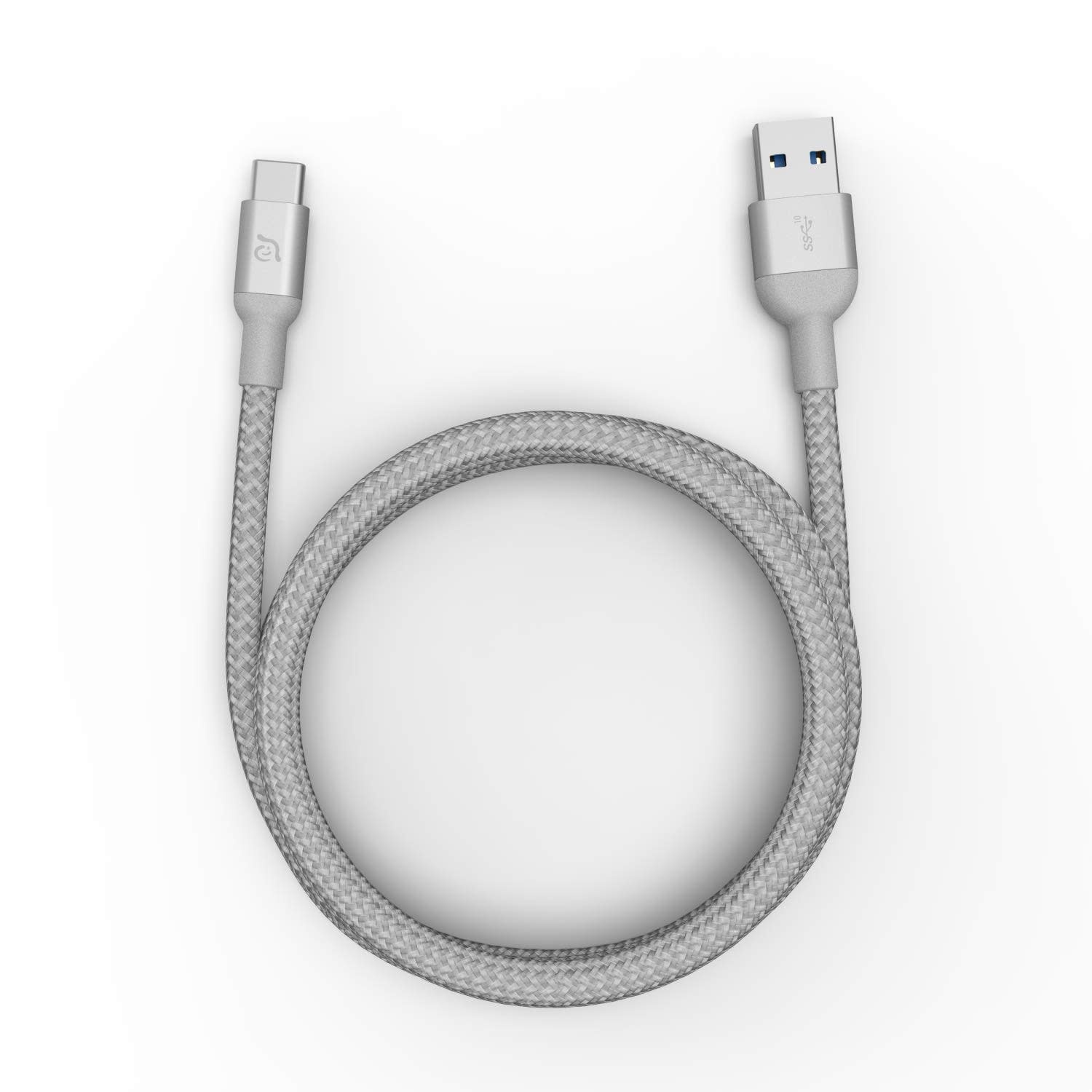 Adam Elements CASA M100+ USB-C to USB-A Cable 1m Silver