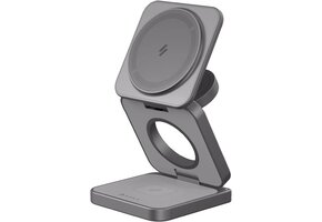 Adam Elements Mag 3 Pro Qi2  Foldable Wireless Charging Station  15W - Gray