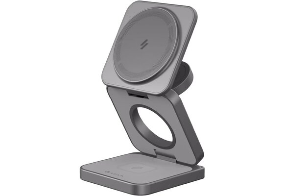 Adam Elements Mag 3 Pro Qi2  Foldable Wireless Charging Station  15W - Gray