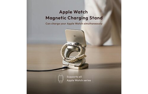 Adam Elements Mag 3 Pro Qi2  Foldable Wireless Charging Station  15W - Gray