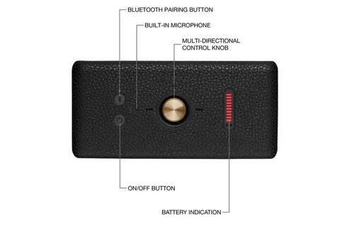 Marshall Emberton III Portable Bluetooth Speaker Black & Brass